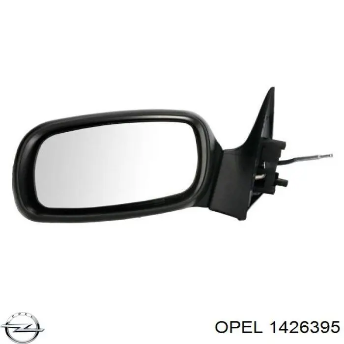 Купить 1426395 Opel Стекло зеркала заднего вида, левого
