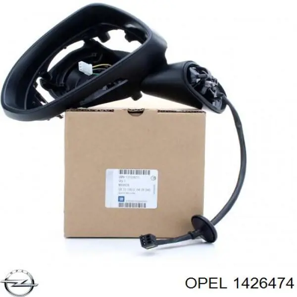 Зеркальный элемент водительского зеркала Opel 1426474 цена, от 295.23 USD