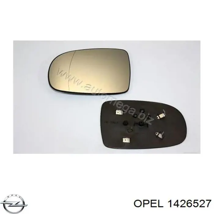 Зеркальный элемент водительского зеркала Opel 1426527 цена, от 6.91 USD