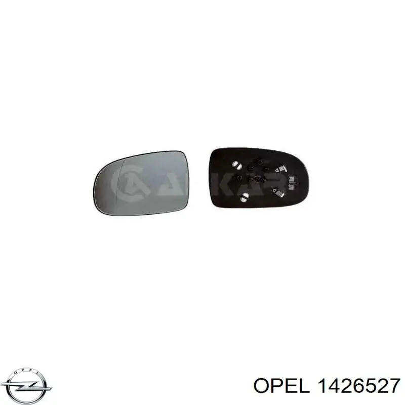 Стекло левого зеркала заднего вида 1426527 Opel