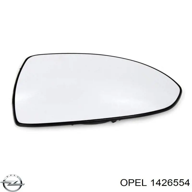 Зеркальный элемент зеркала заднего вида OPEL 1426554