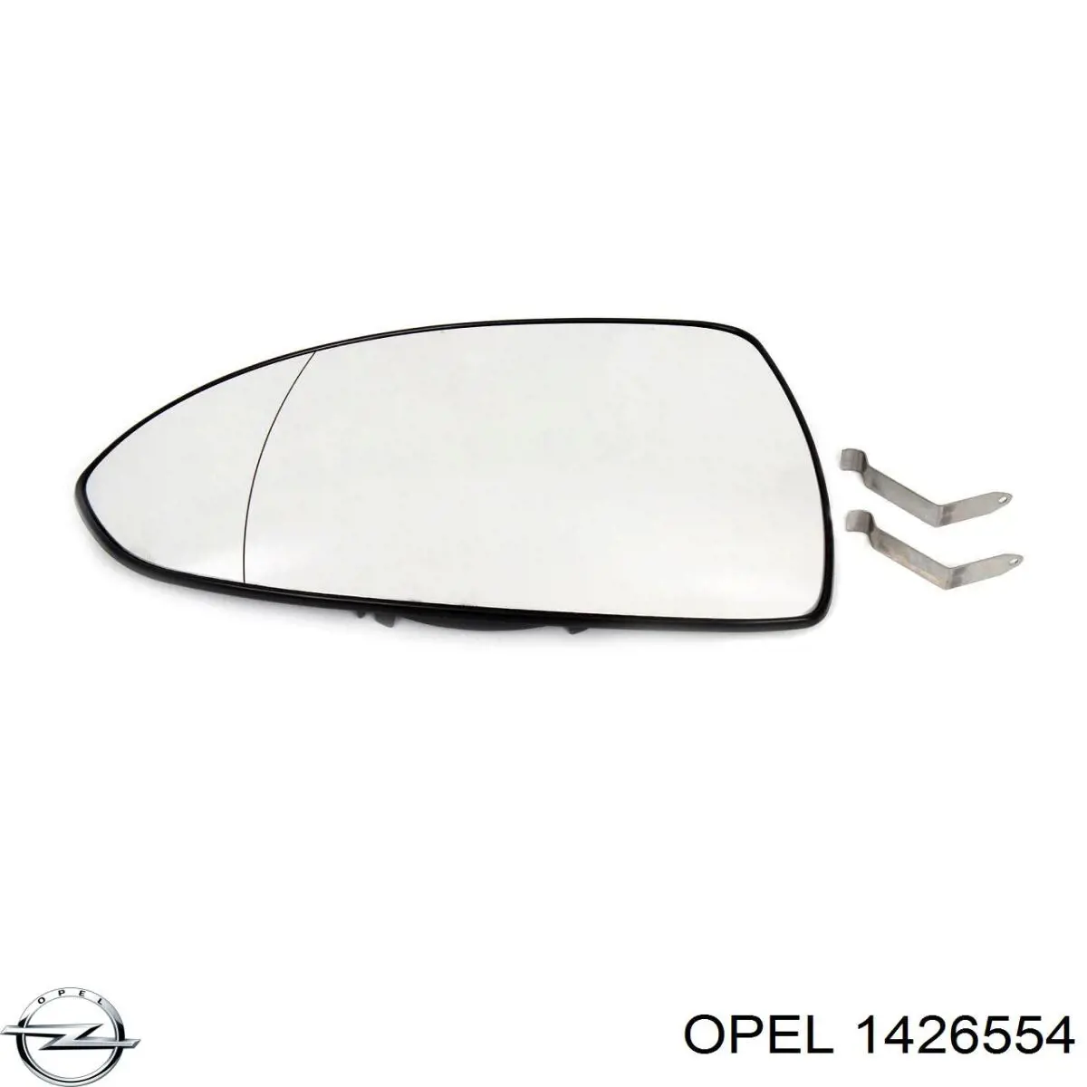 Стекло правого зеркала заднего вида 1426554 Opel