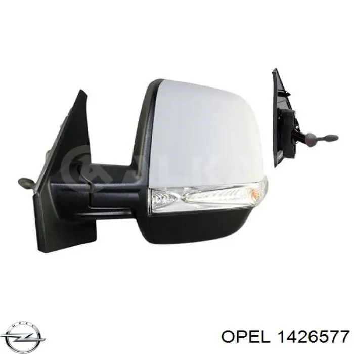 Зеркало заднего вида, левое Opel 1426577 цена, от 63.70 USD