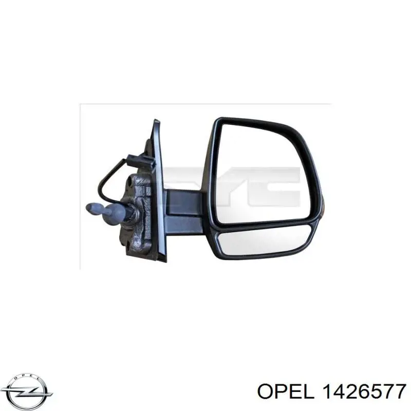 1426577 Opel Левое боковое зеркало