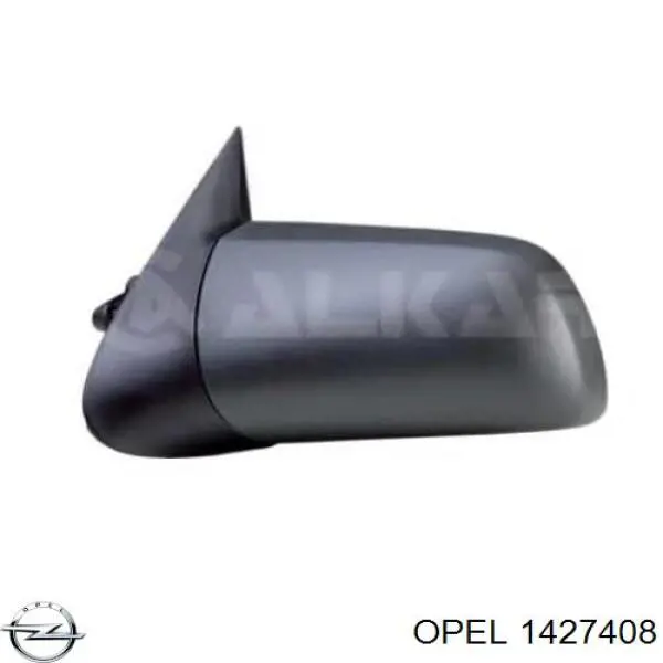 1427408 Opel Зеркальный элемент левого зеркала заднего вида