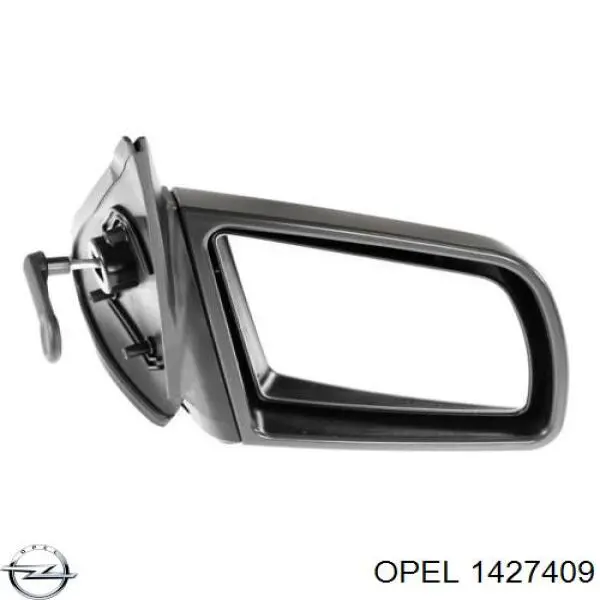 1427409 Opel Зеркальный элемент правого зеркала заднего вида