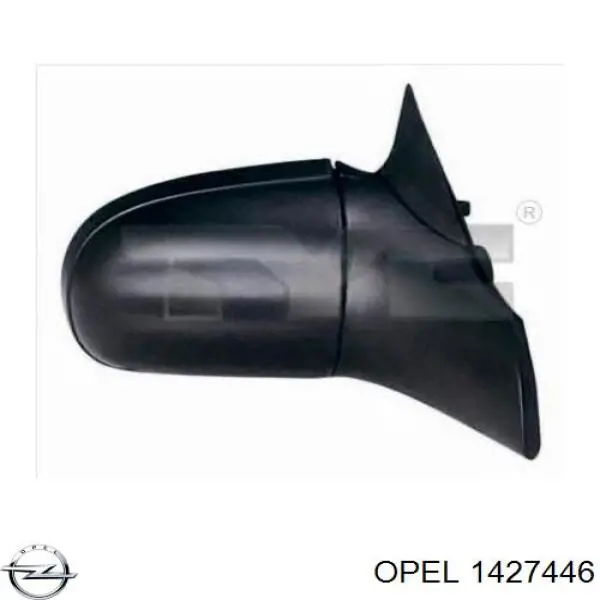 Наружное зеркало правое Opel 1427446 цена, от 20.57 USD