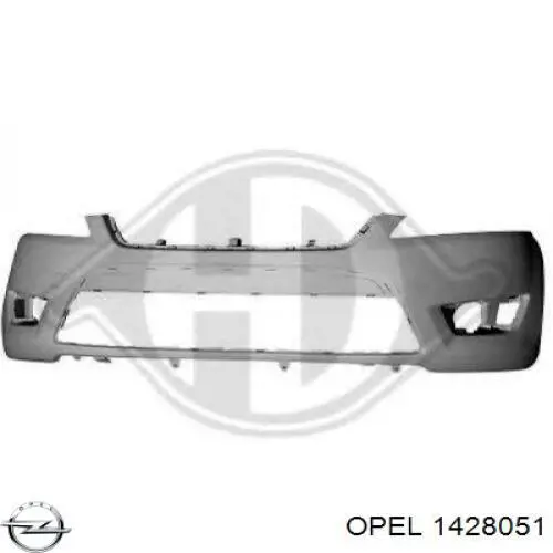 Левое боковое зеркало 1428051 Opel