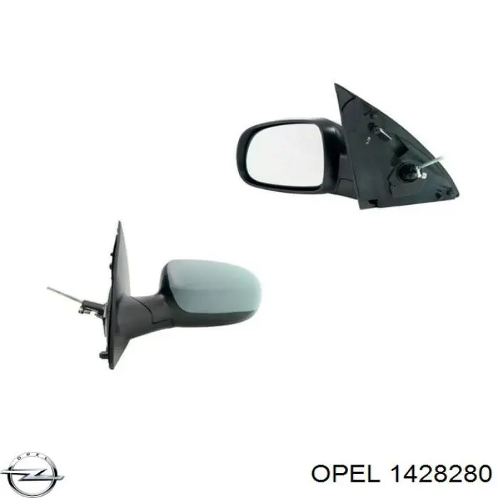 Купить 1428280 Opel Наружное зеркало левое