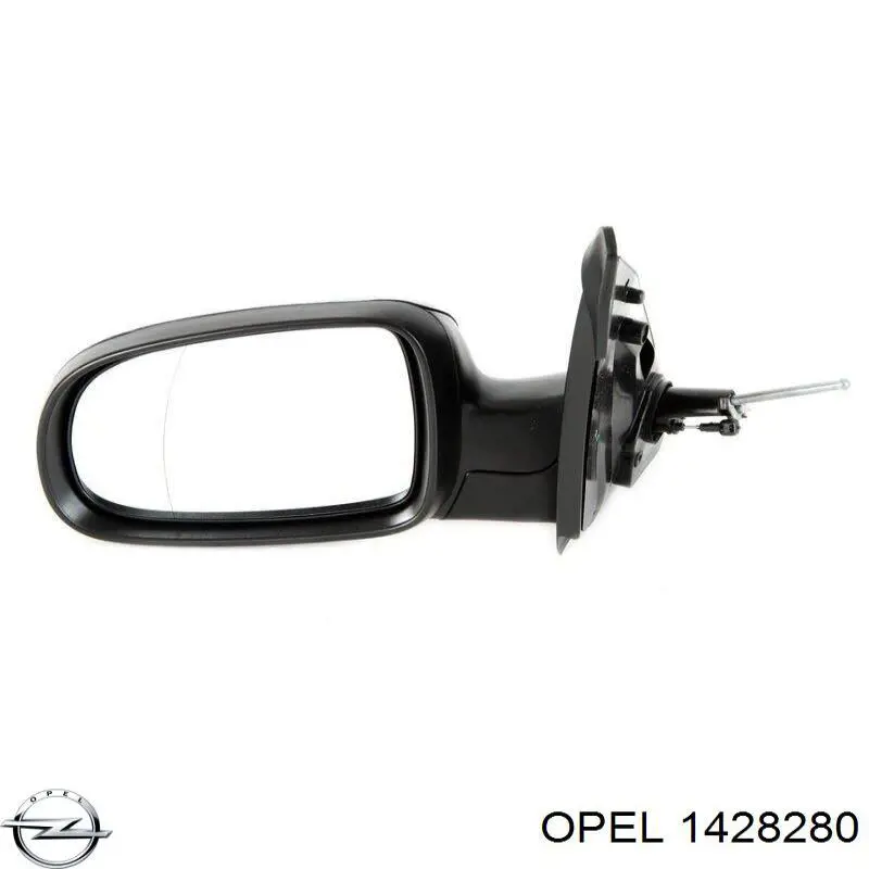 1428280 Opel зеркало заднего вида левое