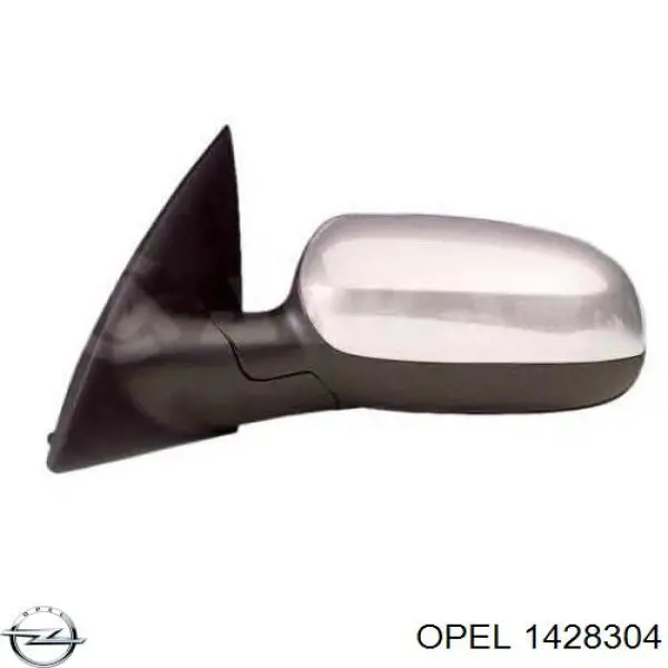1428304 Opel зеркало заднего вида левое