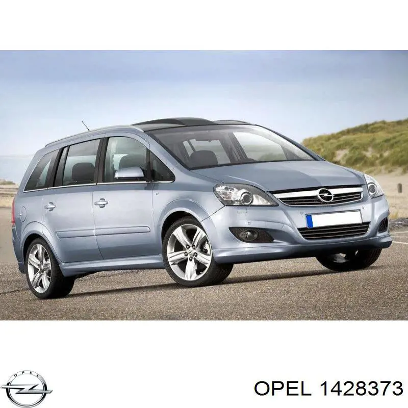 1428373 Opel зеркальный элемент зеркала заднего вида правого