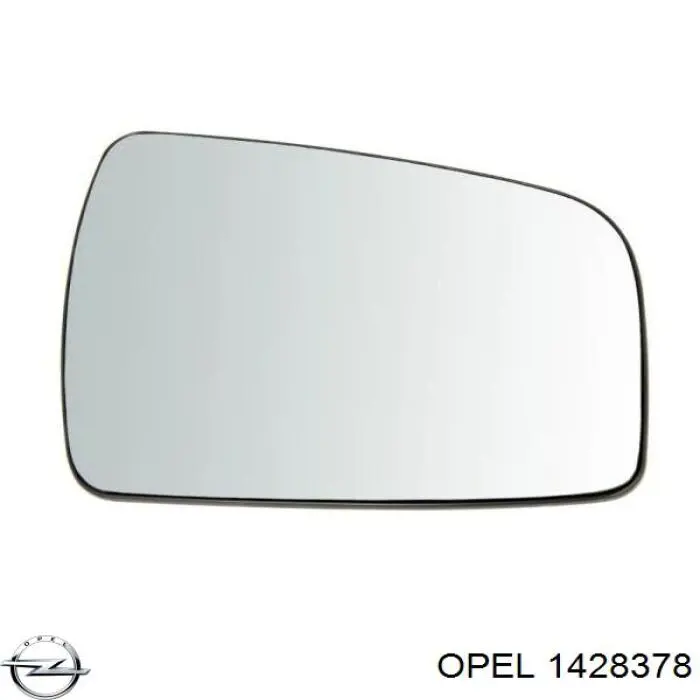 Купить 1428378 Opel Стекло правого зеркала заднего вида