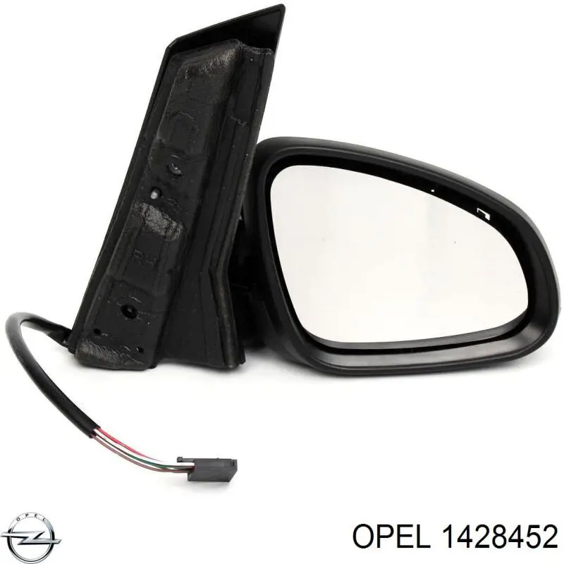 Стекло зеркала заднего вида, правого Opel 1428452 цена, от 11.12 USD