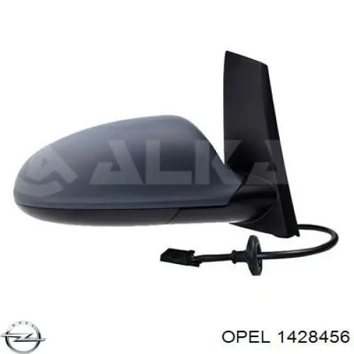 Наружное зеркало правое Opel 1428456 цена, от 56.76 USD