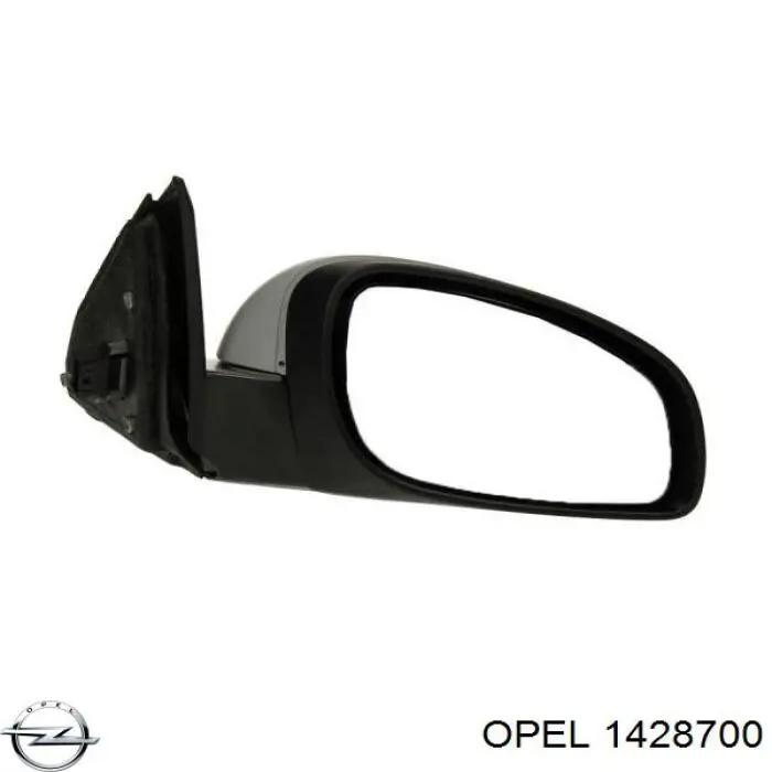 Купить 1428700 Opel Стекло правого зеркала заднего вида