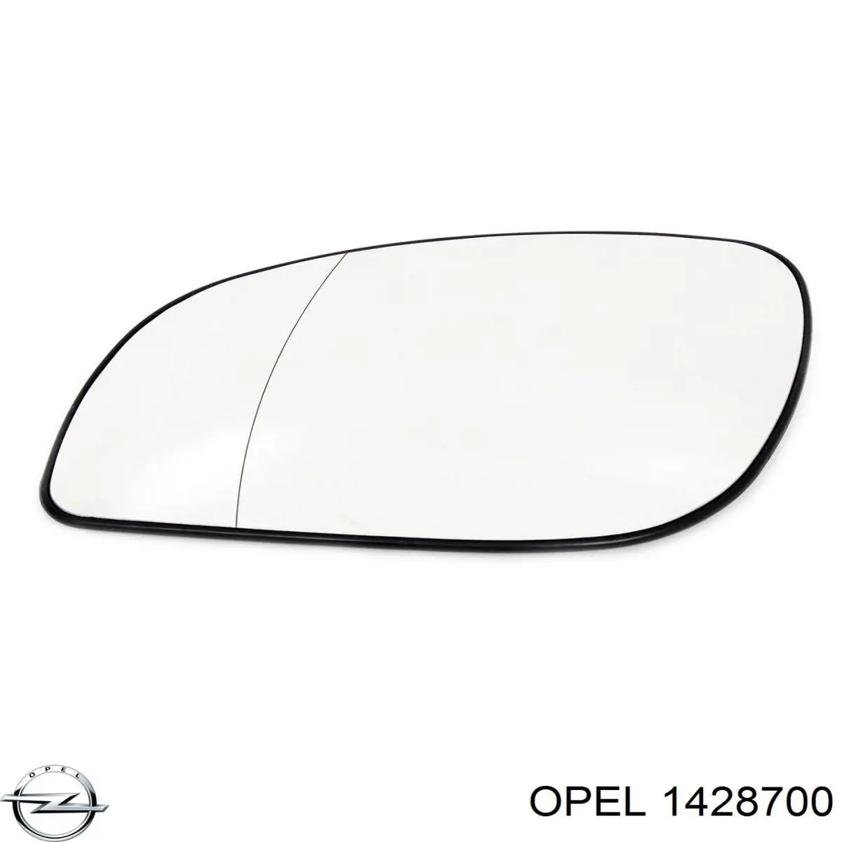 Зеркальный элемент правый Opel 1428700