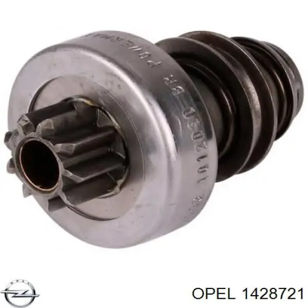 Стекло левого зеркала заднего вида 1428721 Opel