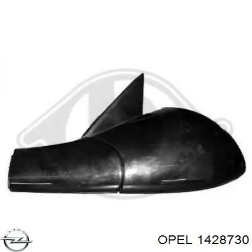 1428730 Opel зеркало заднего вида правое