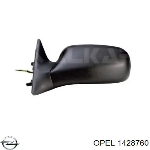 1428760 Opel зеркало заднего вида правое