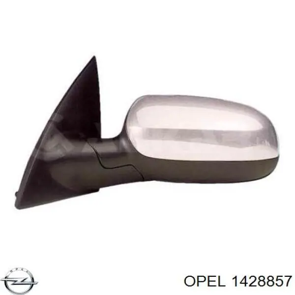1428857 Opel зеркальный элемент зеркала заднего вида правого
