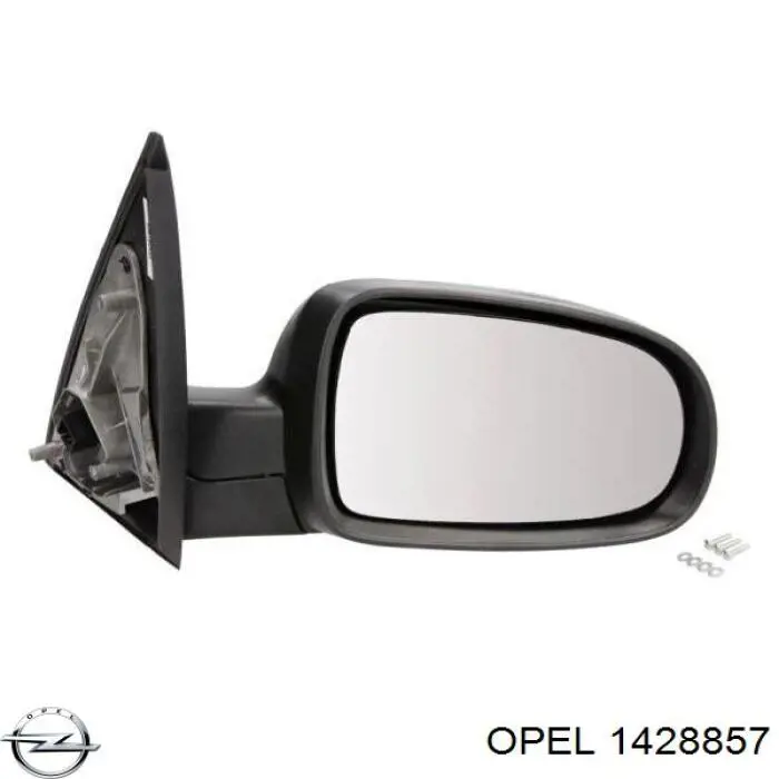 Стекло зеркала заднего вида, правого Opel 1428857 цена, от 6.44 USD