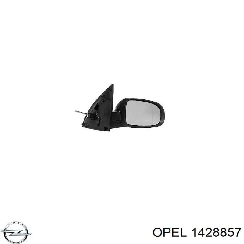 Купить 1428857 Opel Стекло правого зеркала заднего вида