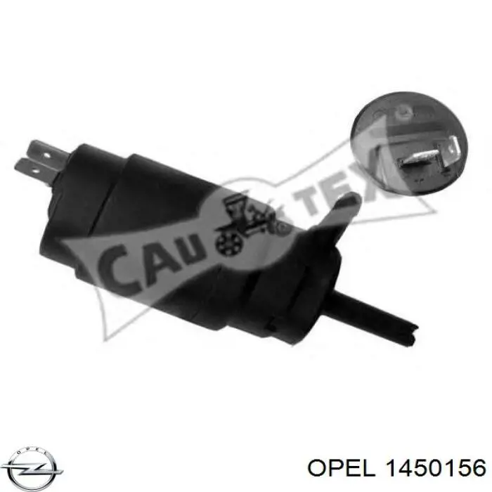 1450156 Opel насос-мотор омывателя стекла переднего