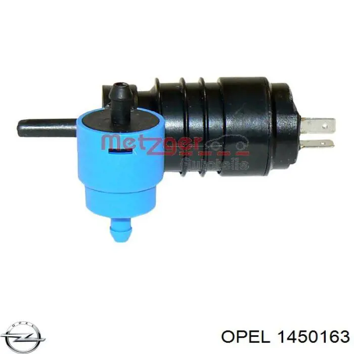 1450163 Opel насос-мотор омывателя стекла переднего/заднего