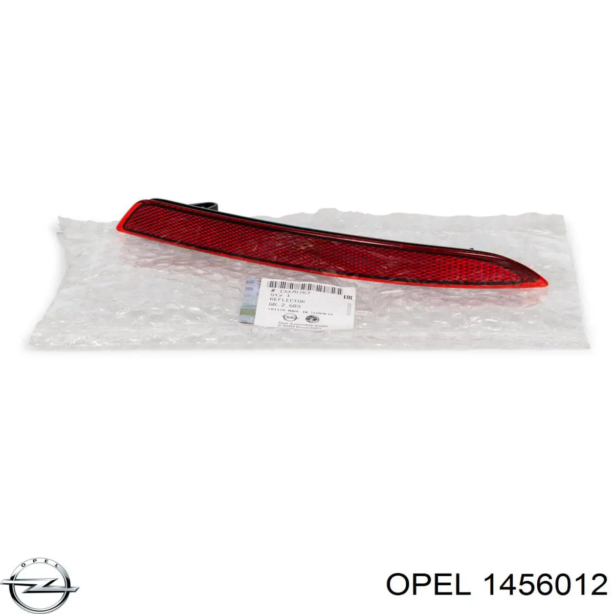 1456012 Opel Правый катафот бампера