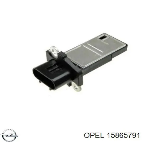 15865791 Opel sensor de fluxo (consumo de ar, medidor de consumo M.A.F. - (Mass Airflow))