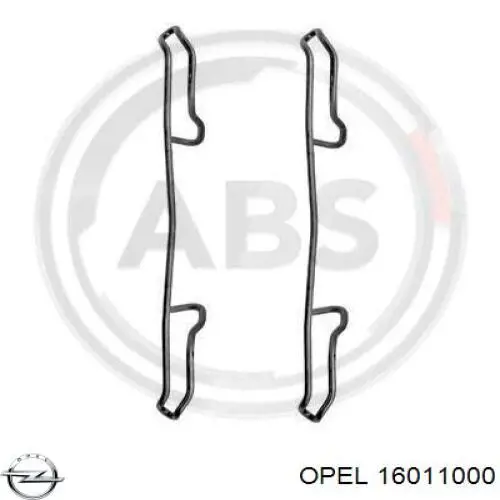 16011000 Opel пружинная защелка суппорта