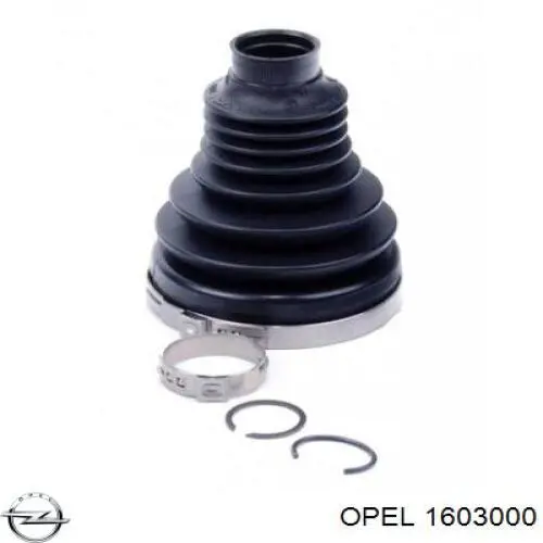 1603000 Opel bota de proteção interna de junta homocinética do semieixo dianteiro