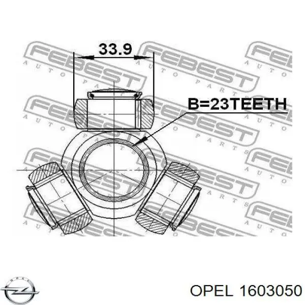 1603050 Opel junta homocinética interna dianteira direita