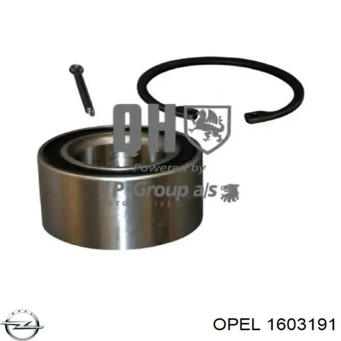 Купить 1603191 Opel Подшипник передней ступицы