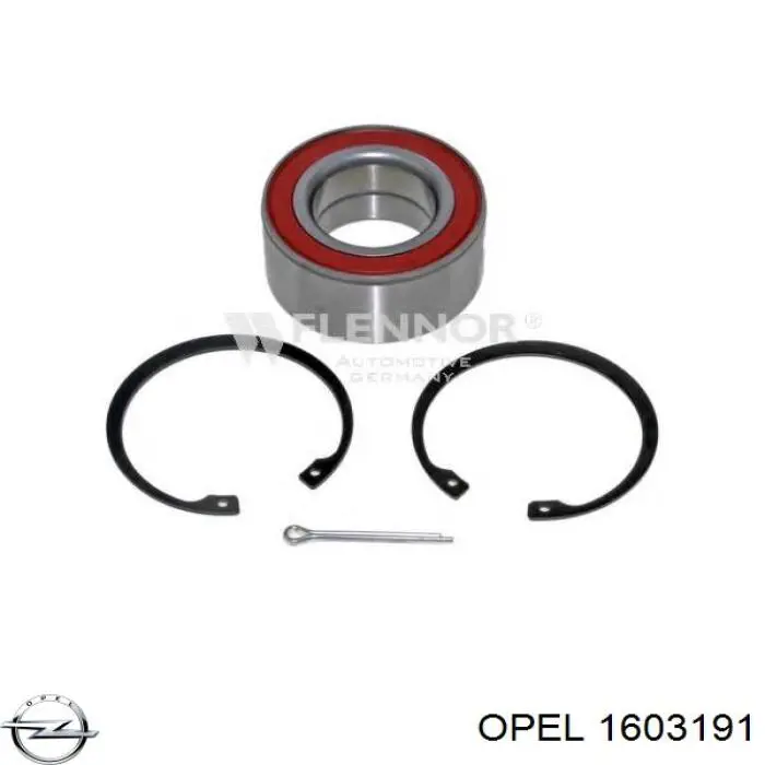 Комплект подшипника ступицы колеса Opel 1603191 цена, от 11.26 USD