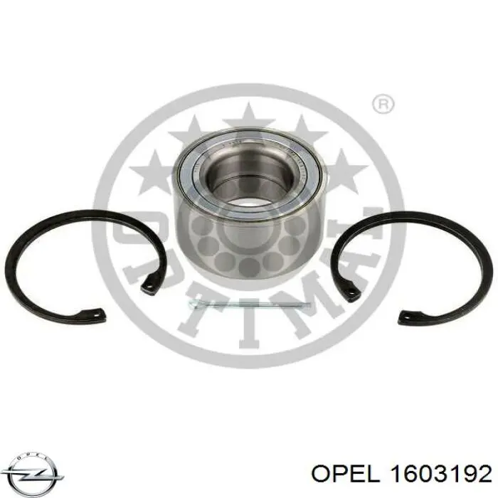 Ступичный подшипник передний Opel 1603192