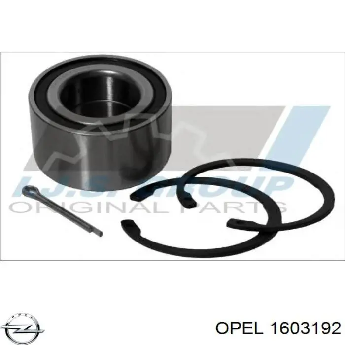 Комплект подшипника ступицы колеса Opel 1603192 цена, от 13.30 USD