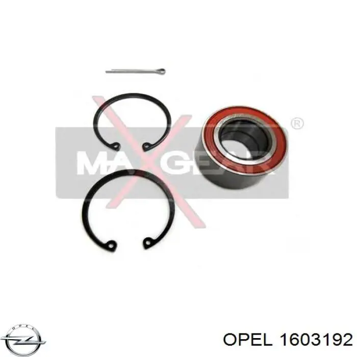 Купить 1603192 Opel Подшипник передней ступицы