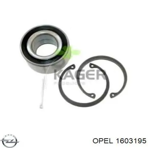 Купить 1603195 Opel Подшипник передней ступицы