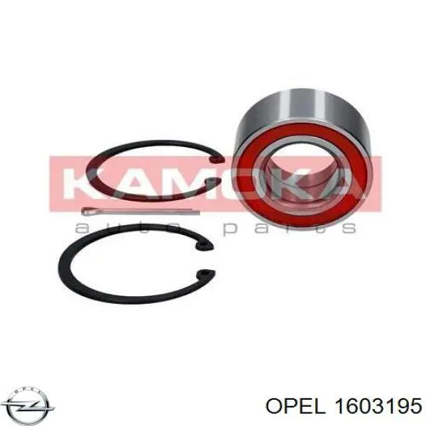 Купить 1603195 Opel Подшипник передней ступицы