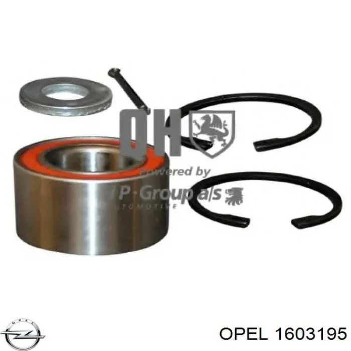Комплект подшипника ступицы колеса Opel 1603195 цена, от 12.26 USD