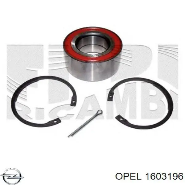 Купить 1603196 Opel Подшипник передней ступицы