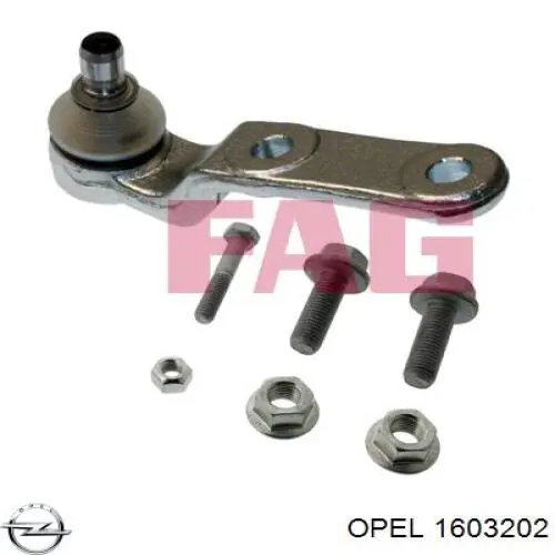 Купить 1603202 Opel Нижняя шаровая опора