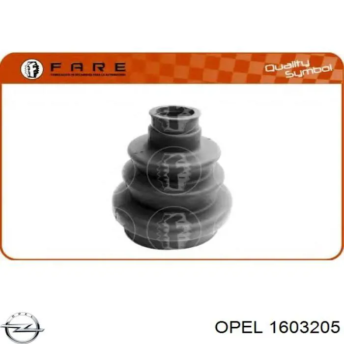 Пыльник шарнира угловых скоростей внутренний передний Opel 1603205 цена, от 9.25 USD