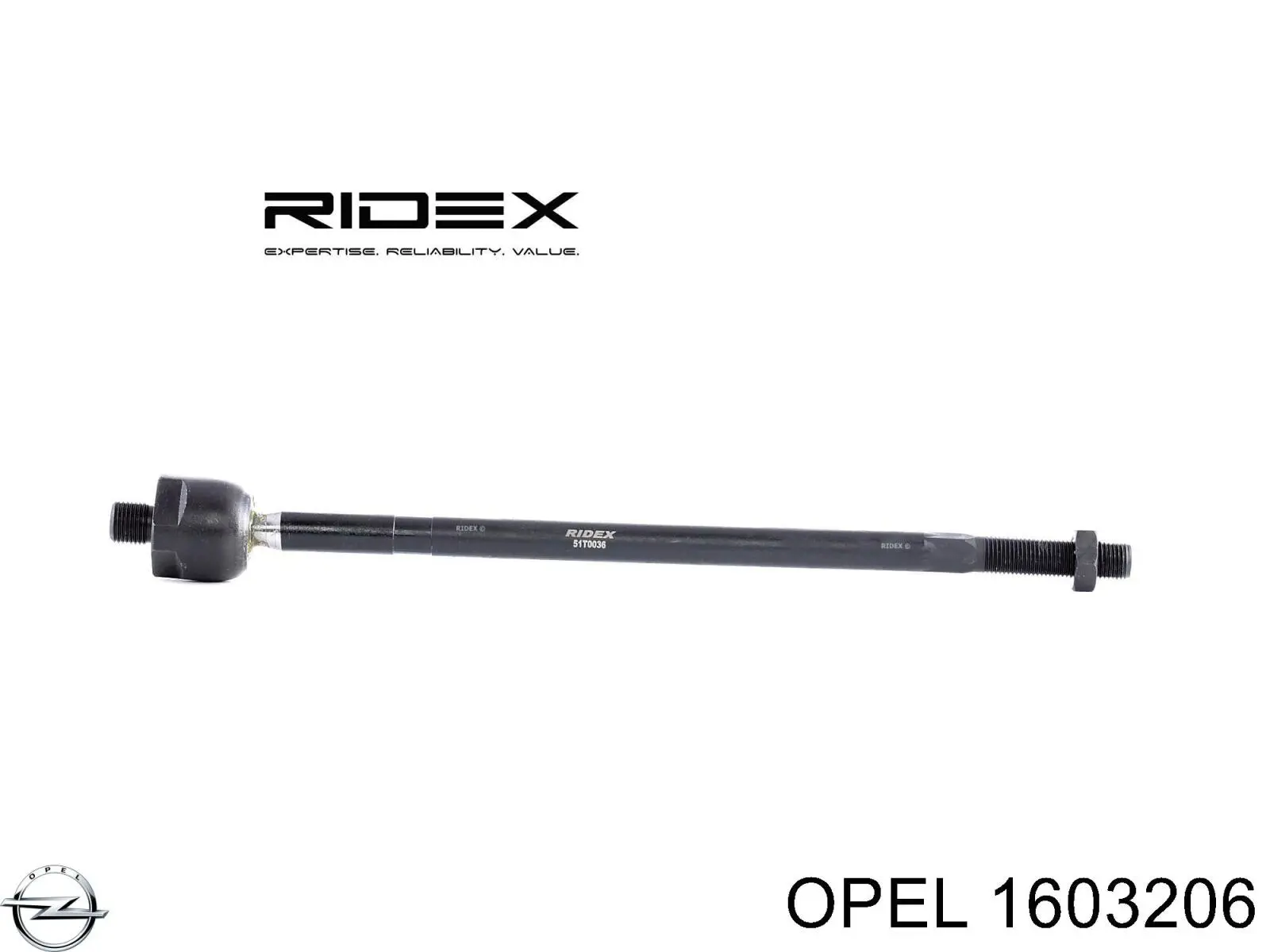 1603206 Opel рулевая тяга