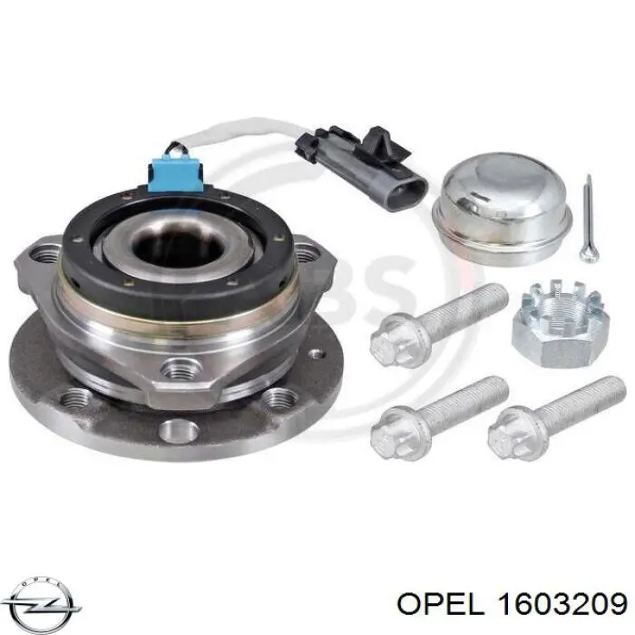 Купить 1603209 Opel Ступица переднего колеса
