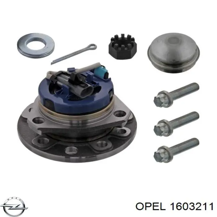 Ступицы передних колес Opel 1603211 цена, от 52.13 USD