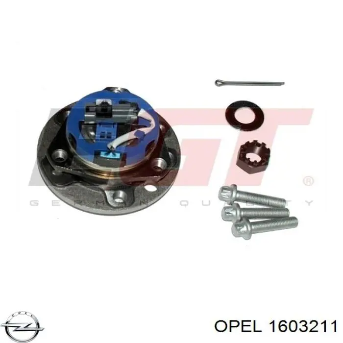 Ступица (передняя) Opel 1603211