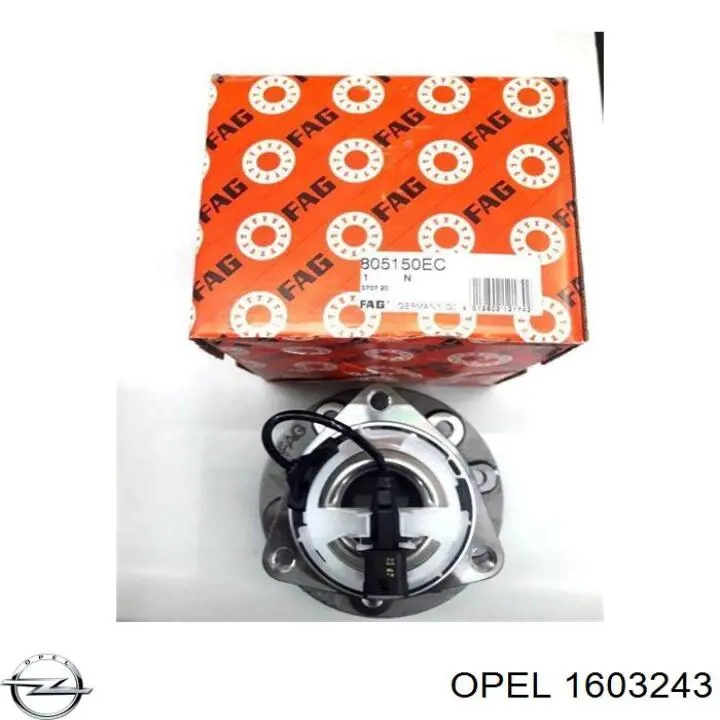 Ступицы передних колес Opel 1603243 цена, от 88.68 USD